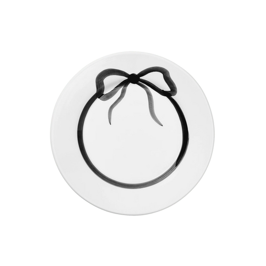 Bow Tallrik Svart, 28cm