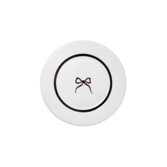 Bow Assiett Svart, 22cm