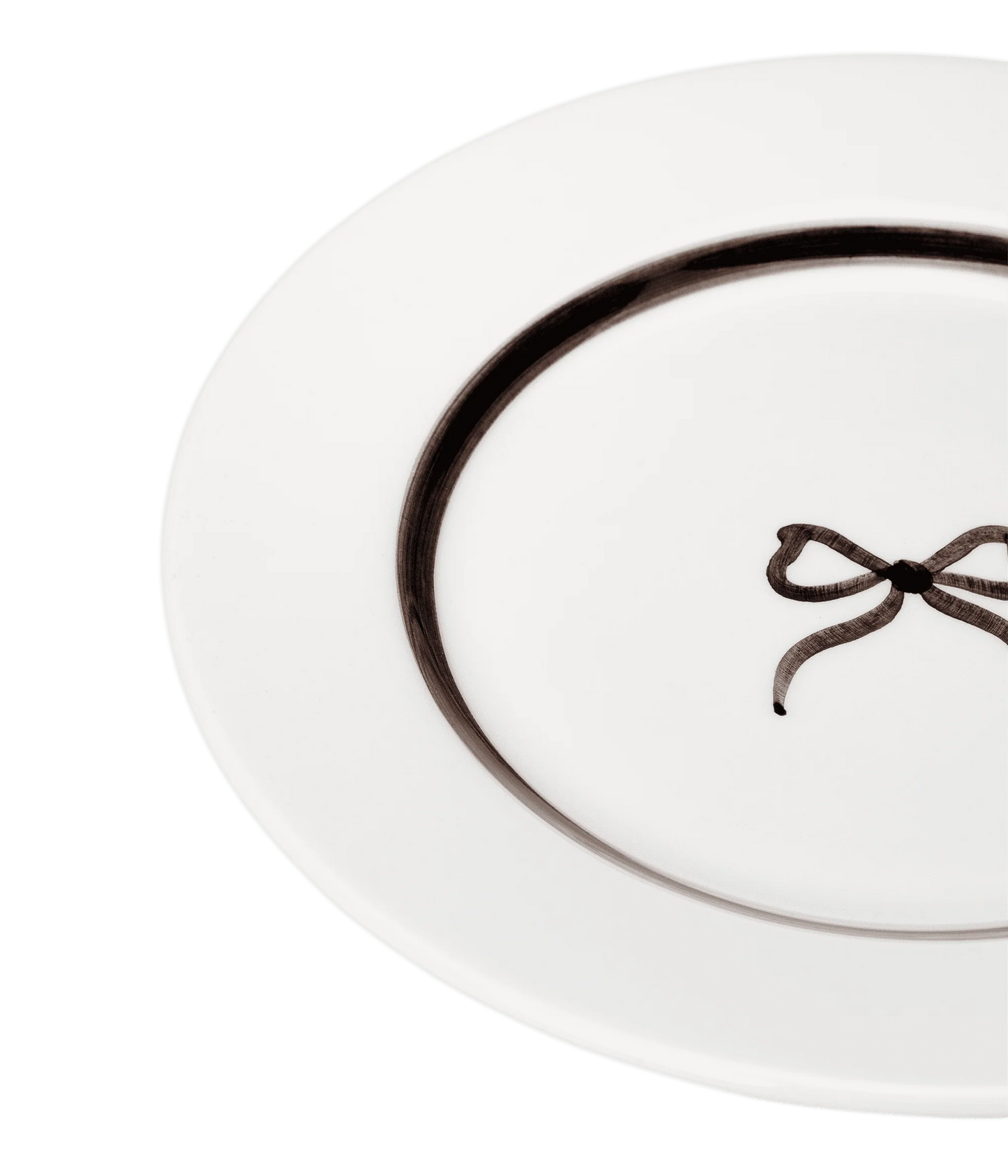 Bow Assiett Svart, 22cm