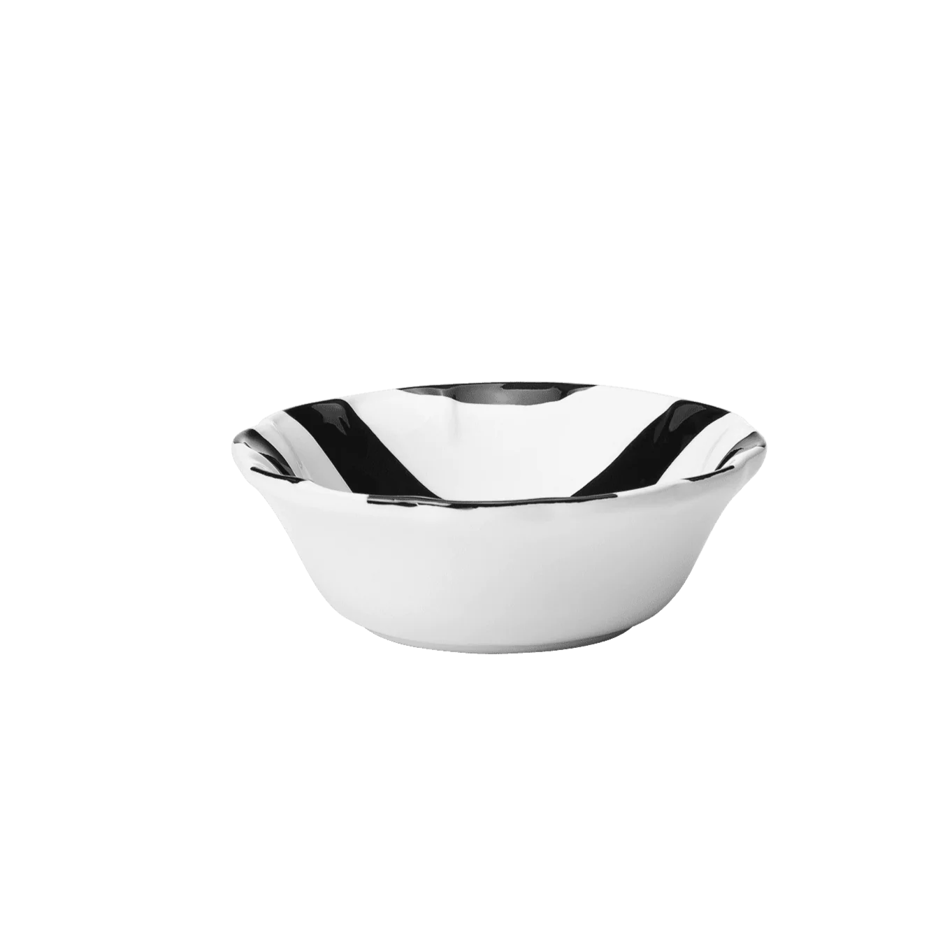 Stripe Liten Skål Svart, 15cm