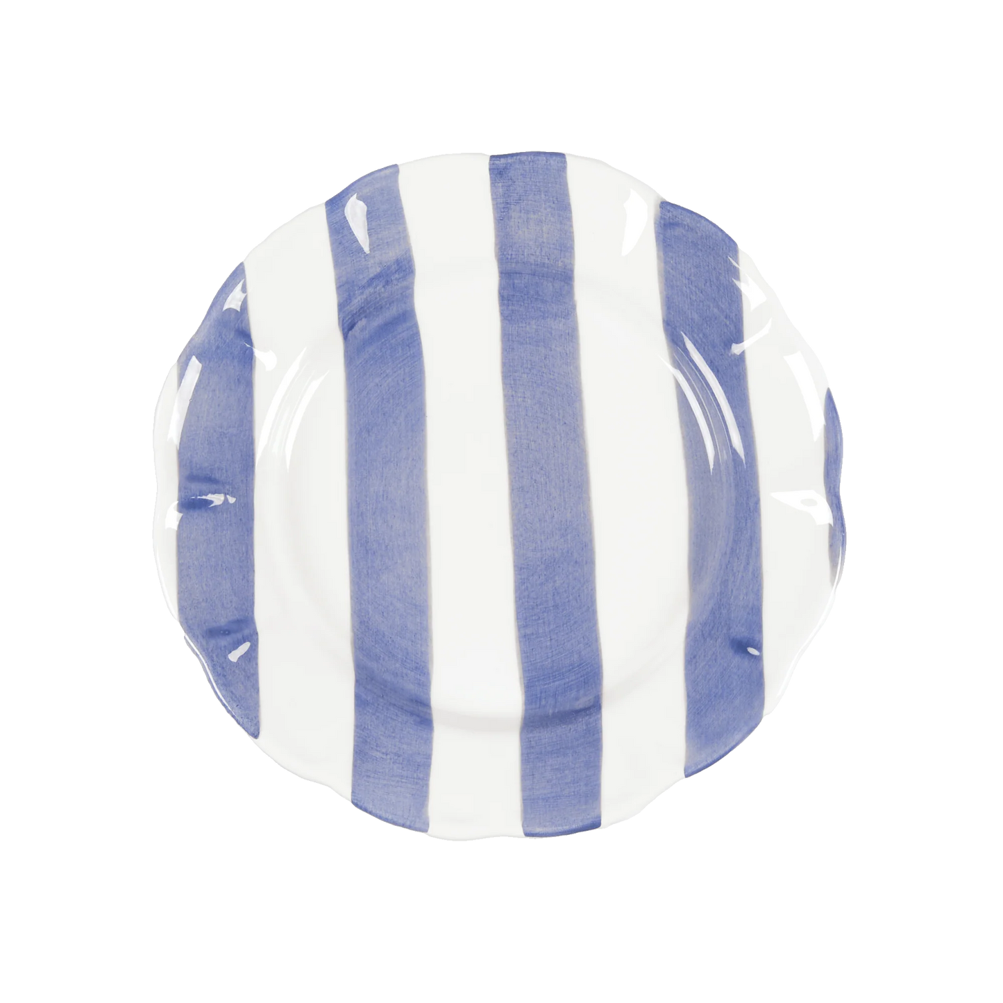 Stripe Tallrik Mörkblå, 28cm