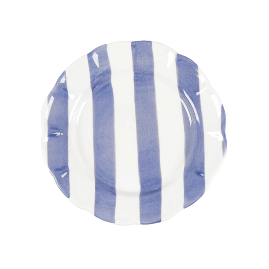 Stripe Tallrik Mörkblå, 28cm