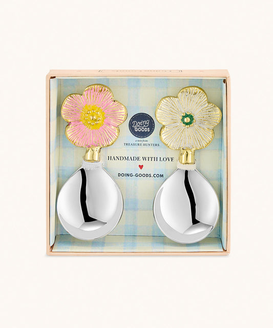 Faye Flower Dipster Spoon Set i Box