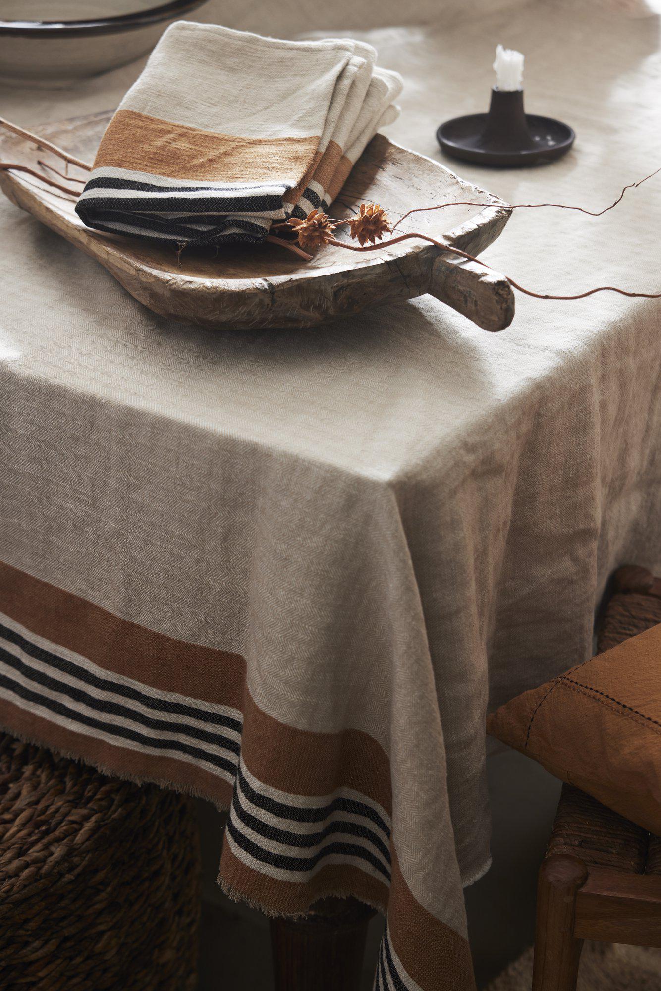 Linna Pläd, Beige 130 x 170 cm