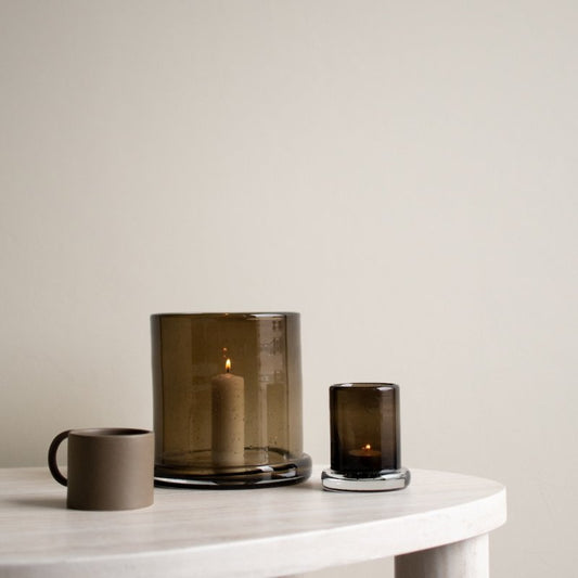 Bubble large Ljuslykta - brun