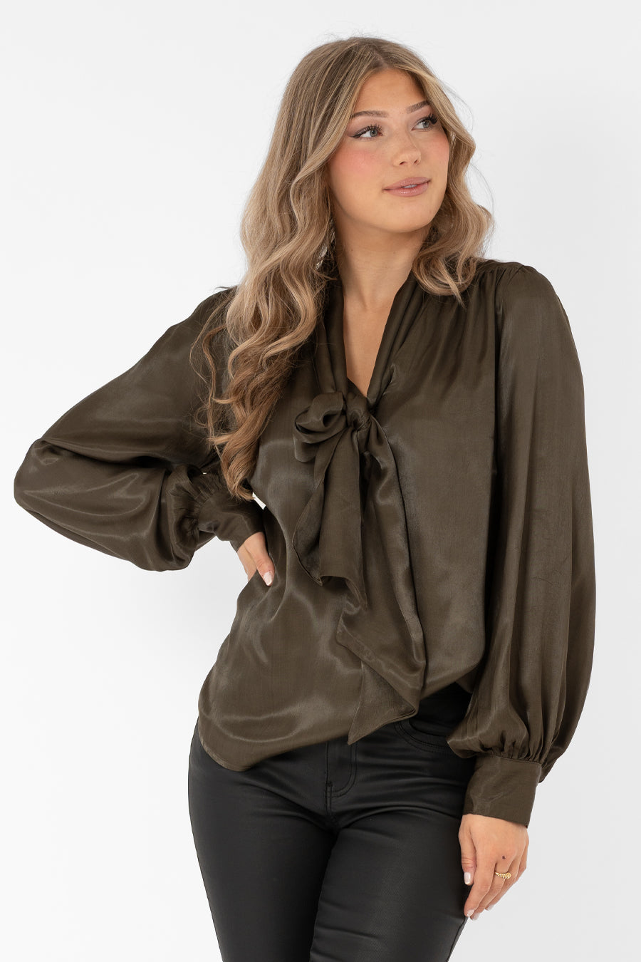DOLCE BLOUSE PINE GREEN