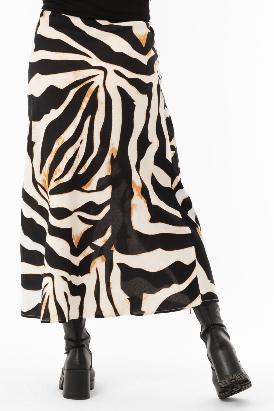 BEA KJOL IVORY/BLACK