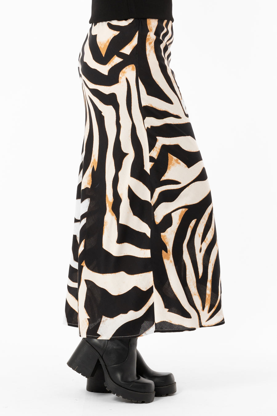 BEA KJOL IVORY/BLACK