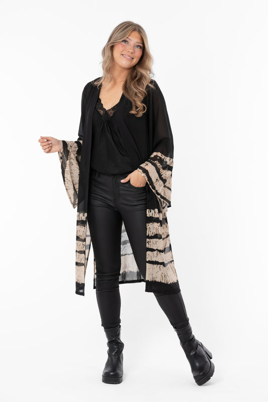 DANIELLE JACKET BLACK/TAUPE