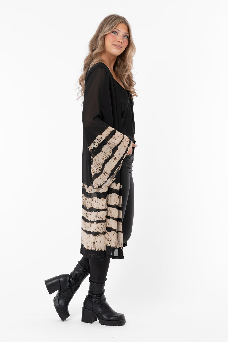 DANIELLE JACKET BLACK/TAUPE