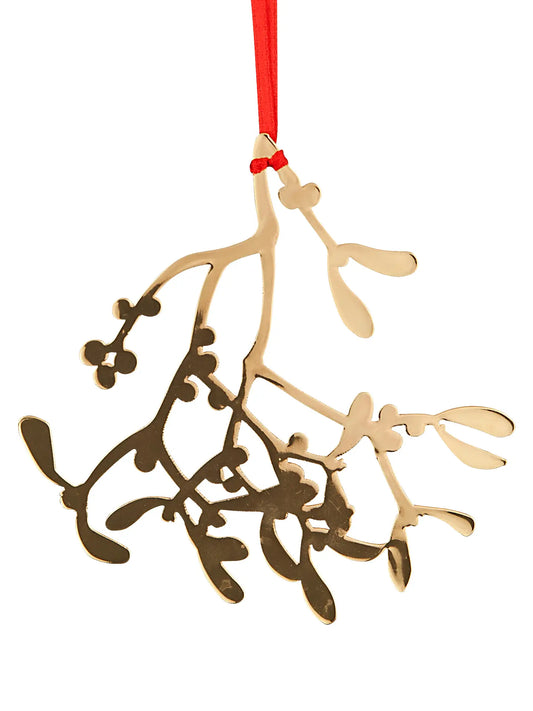 Stor Dekorations Mistel Guld