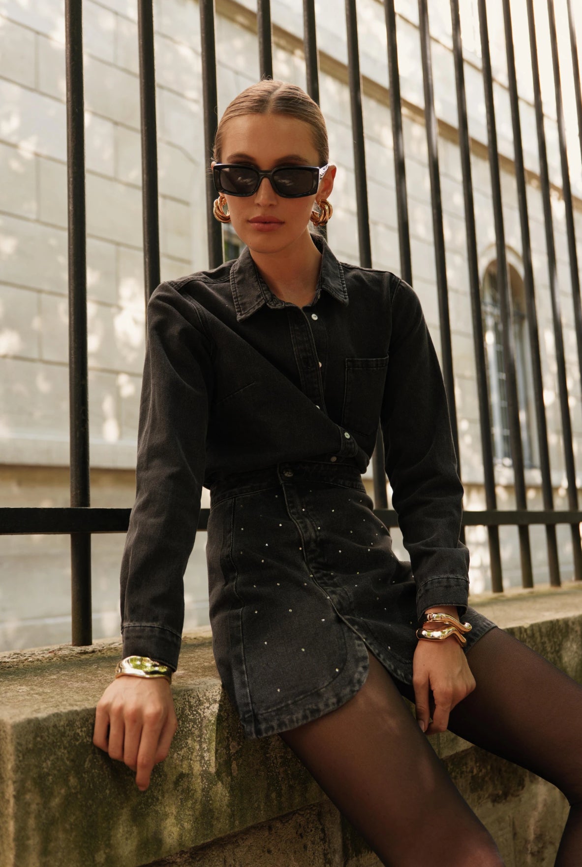 JOULINE STRASSKJOL MÖRKGRÅ