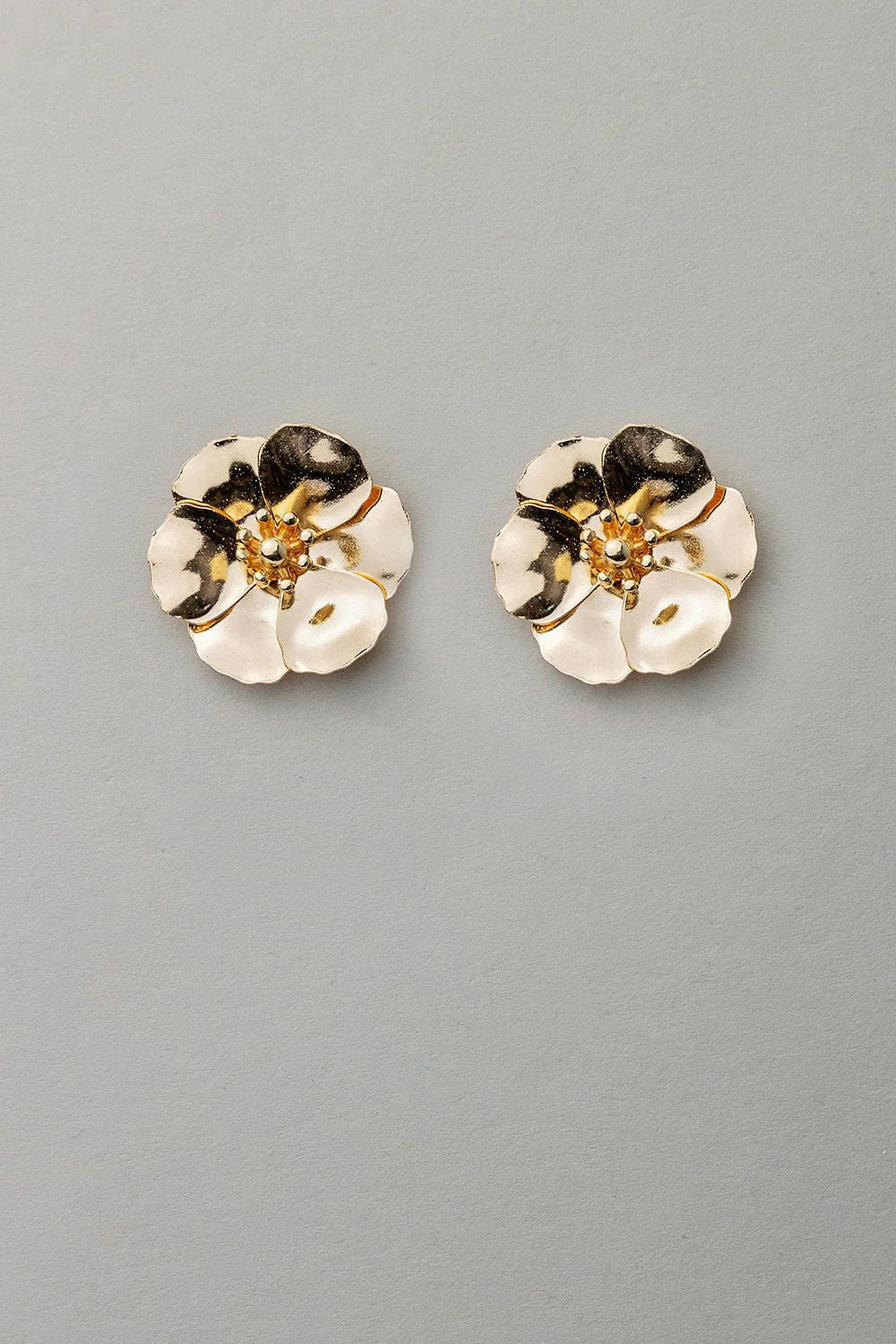 FLOWER SMALL EARRINGS GOLD