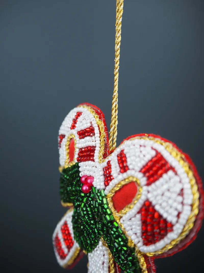 Julkula Polka Röd/Vit