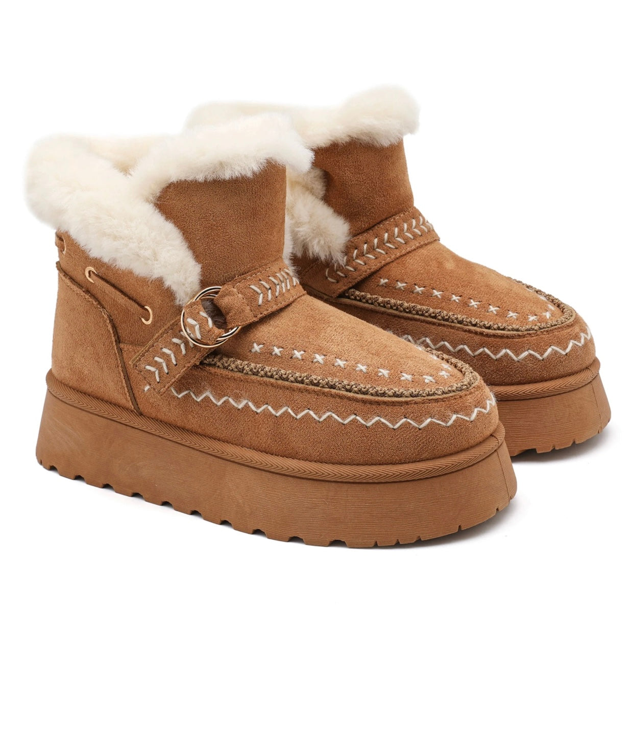 Isolde Vinter Boots Fodrade - Kamel