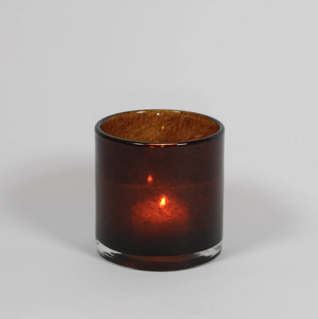 Nilla Ljuslykta, Kaffe, 12cm