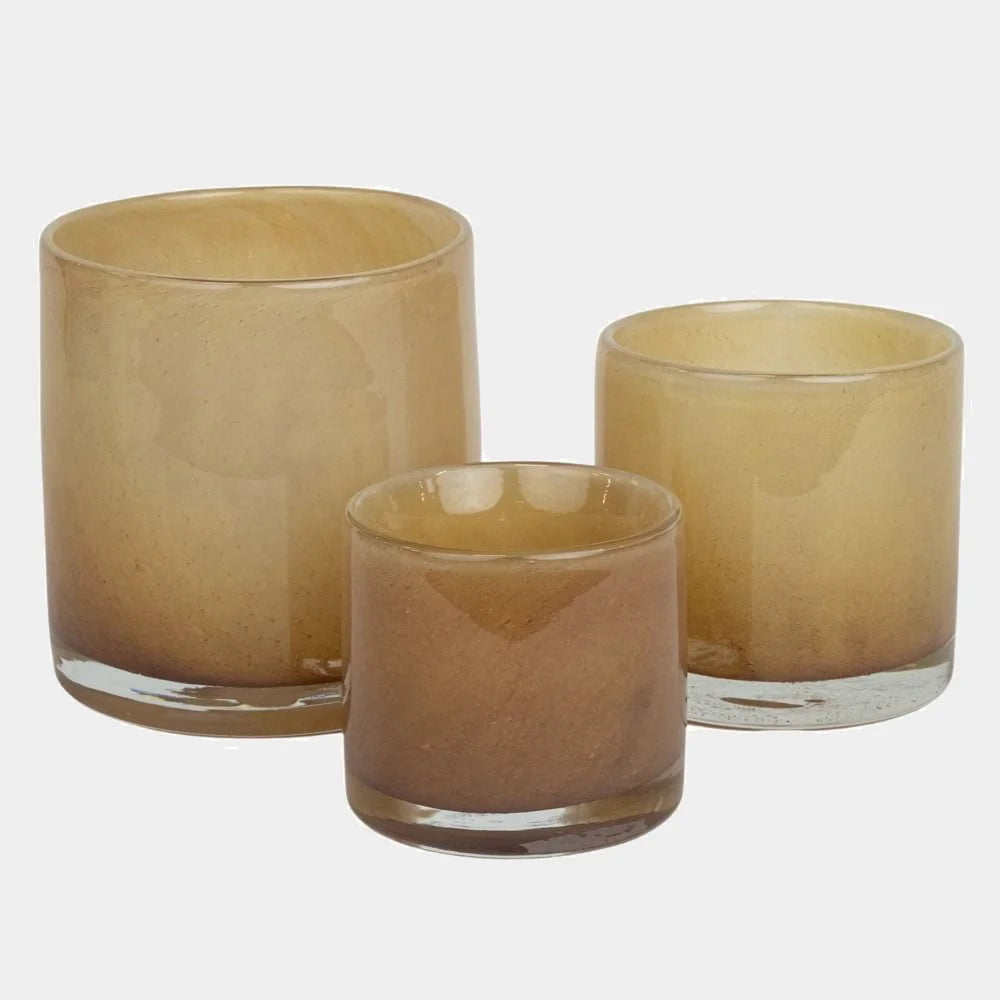 Nilla Ljuslykta, Sand, 10cm