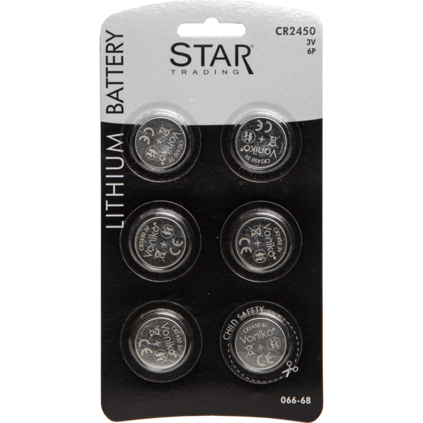 Batteri 6-pack CR2450