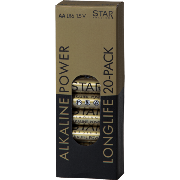 Batteri 20-pack AA