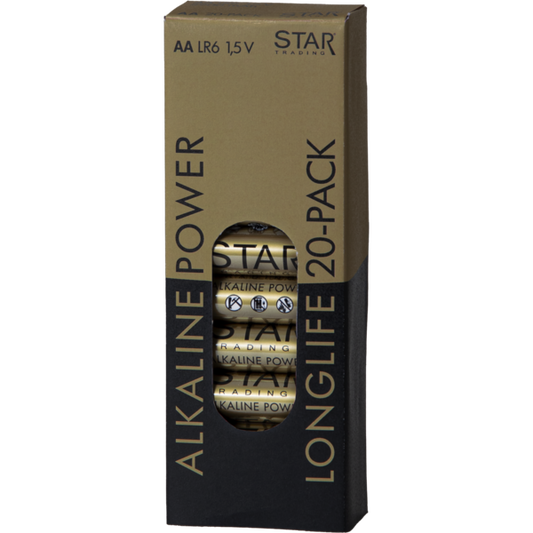 Batteri 20-pack AA