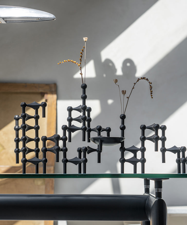 STOFF Nagel Ljusstake, Svart