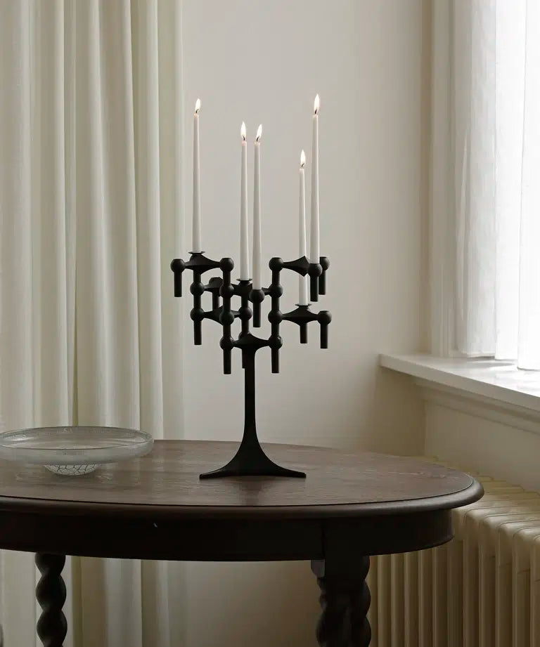 STOFF Nagel Ljusstake, Svart