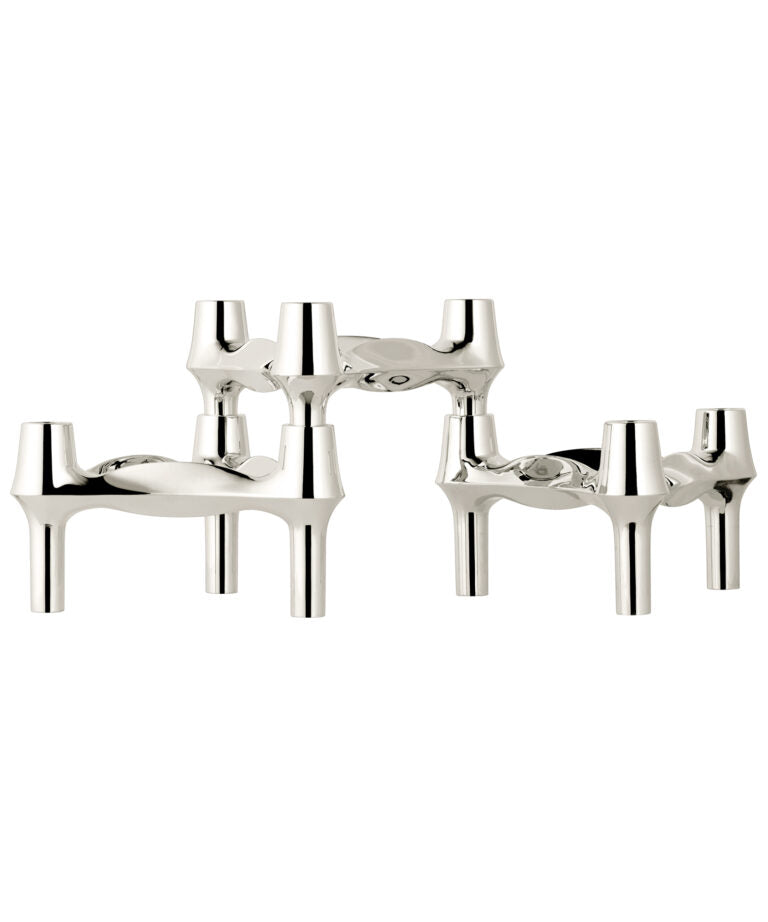 STOFF BMF 3-set ljusstake, Krom