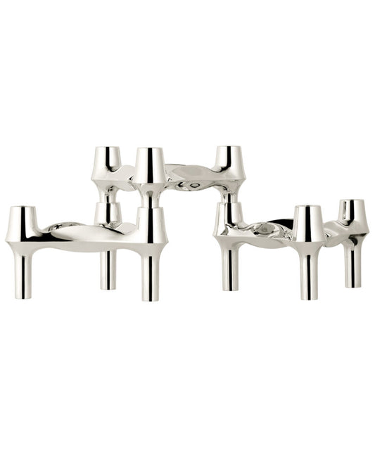 STOFF BMF 3-set ljusstake, Krom