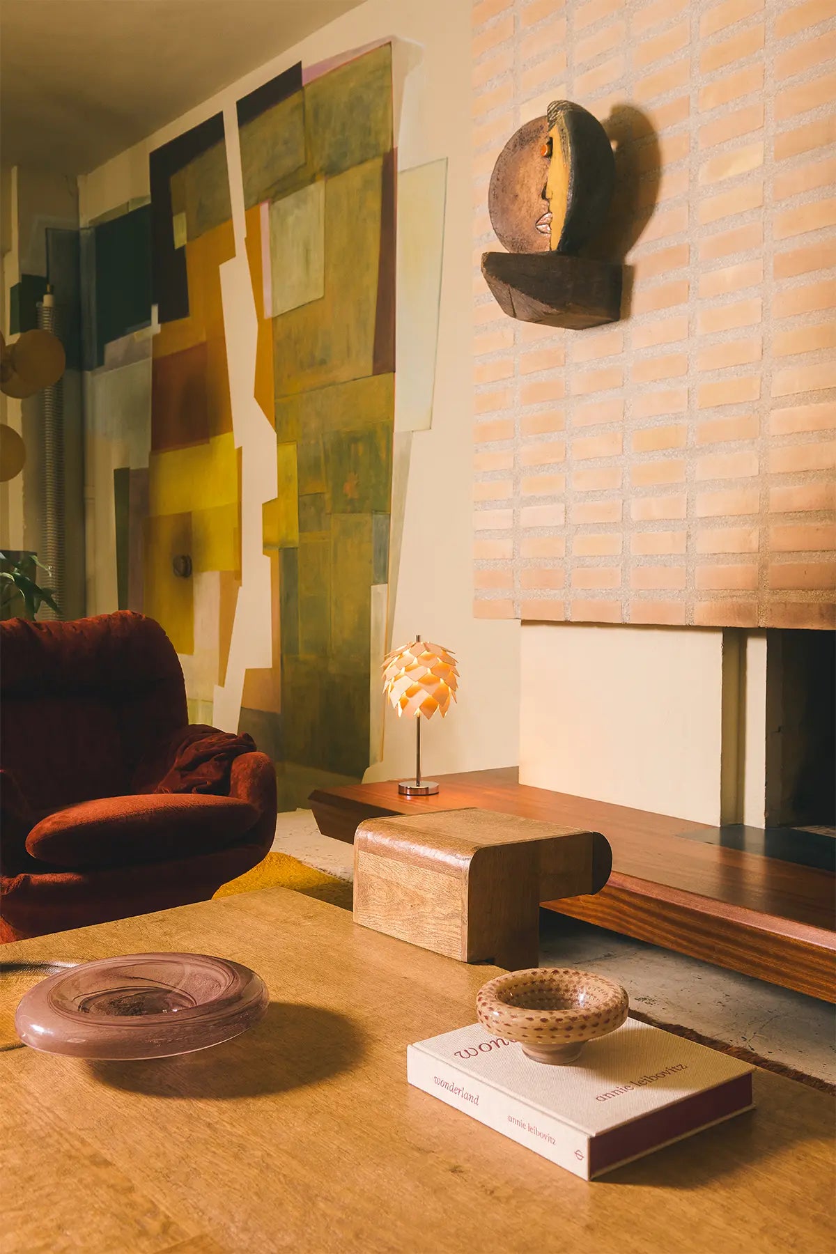 Gaston skål, vinröd