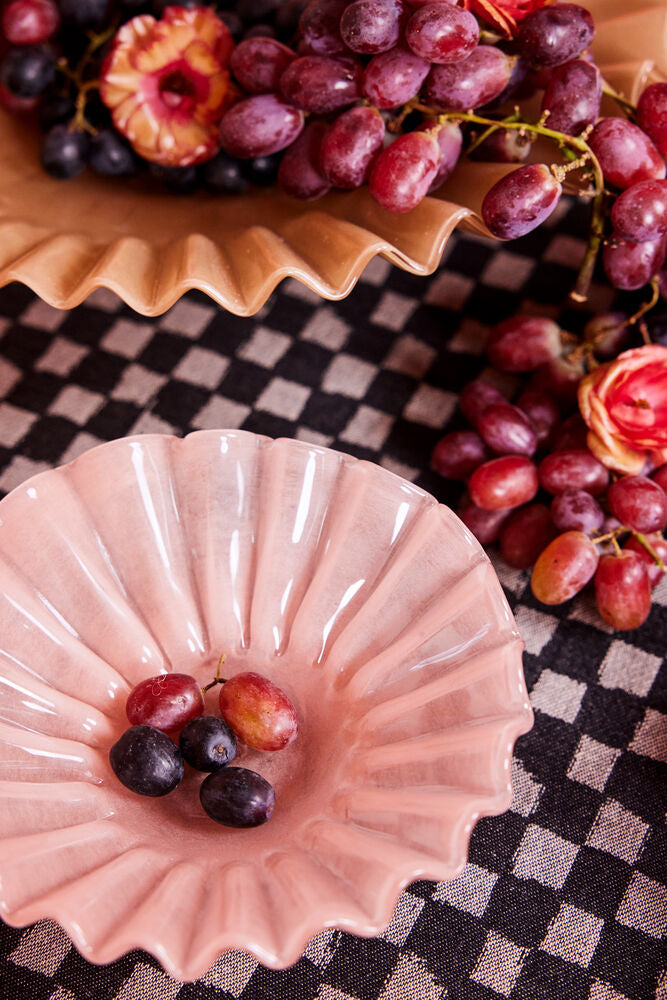 Skål Lori M, Rosa/brun