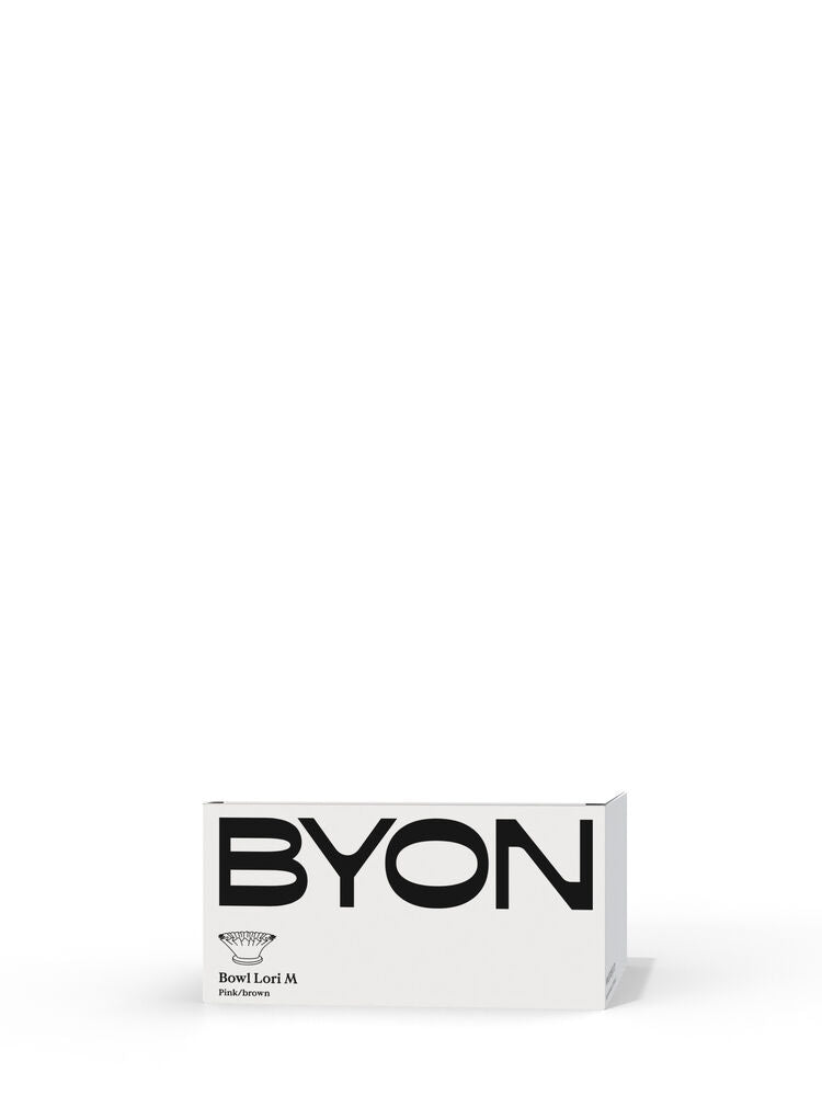 Skål Lori M, Rosa/brun