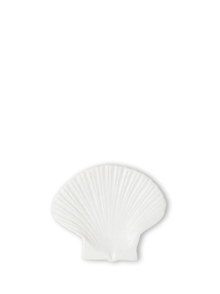 Assiett Shell S, vit