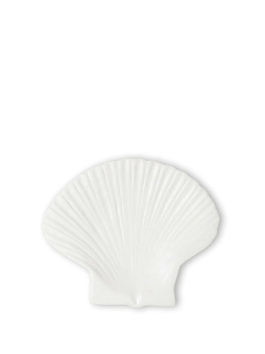 Assiett Shell M, vit