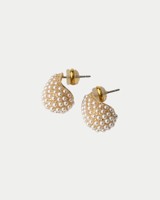 Drop Pearl Earrings, Small