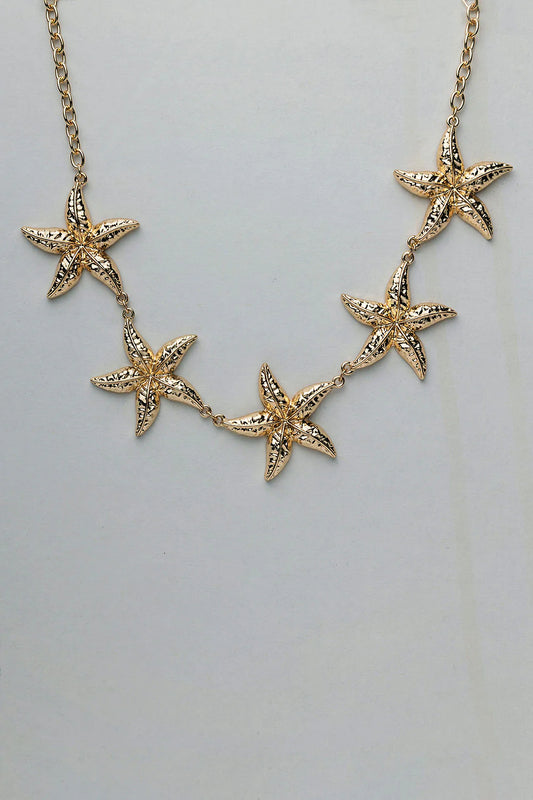 Starfish Halsband, Guld