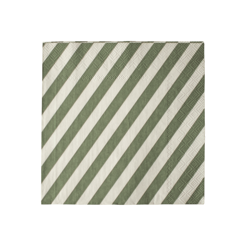 Servetter, Randig Grön
