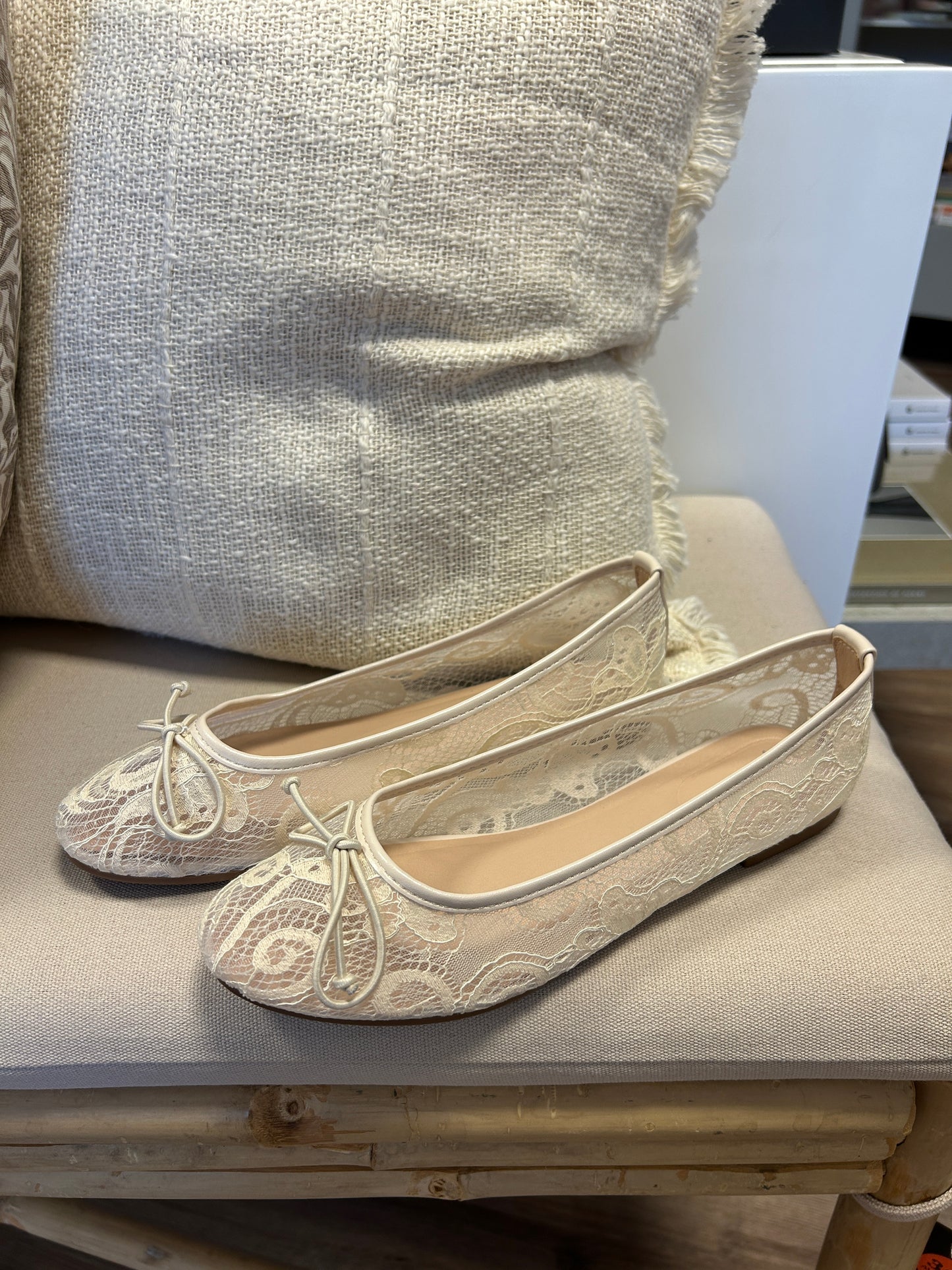 Ballerina Spets, Beige
