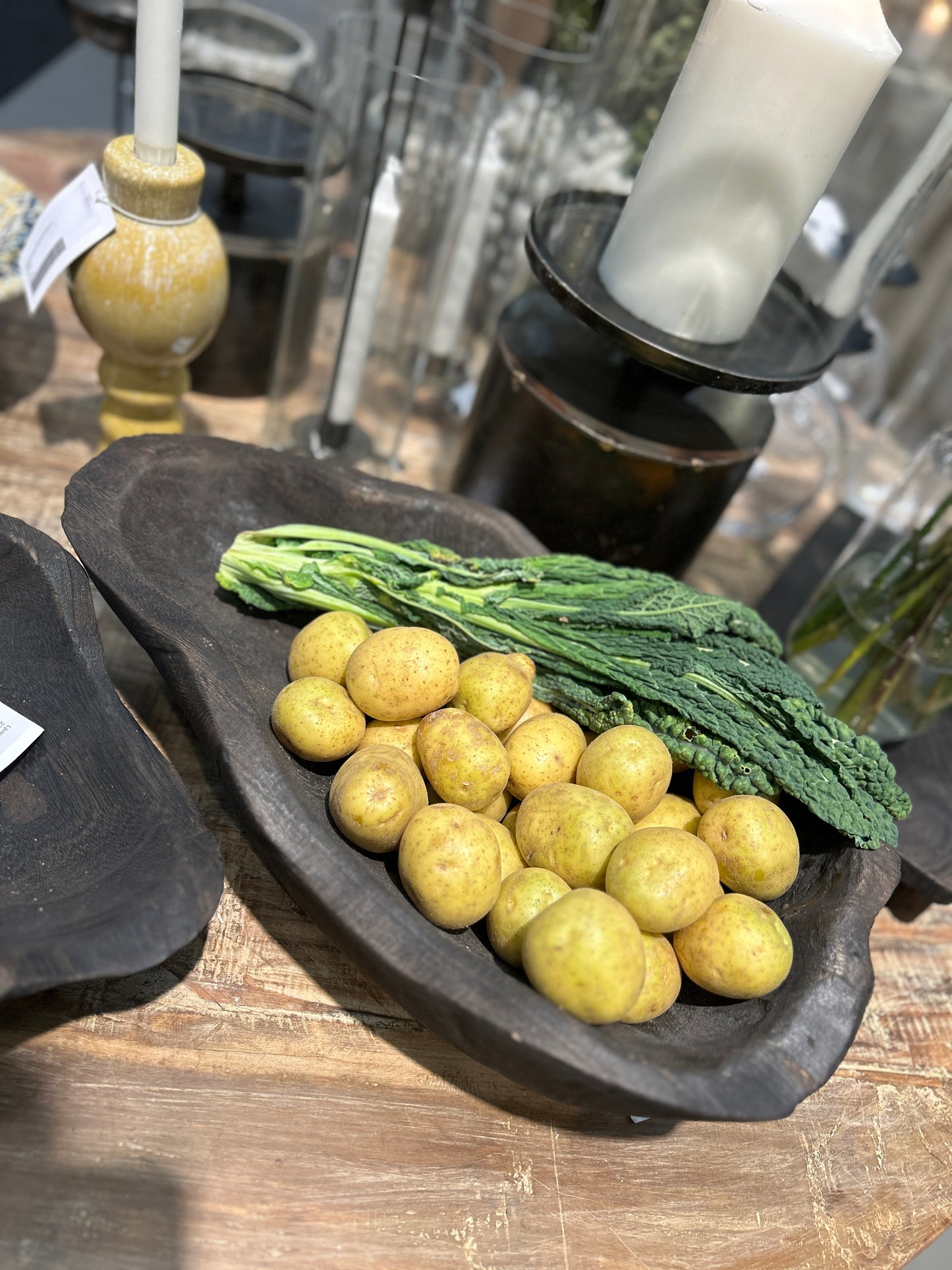 Träskål Marirdal, Trä