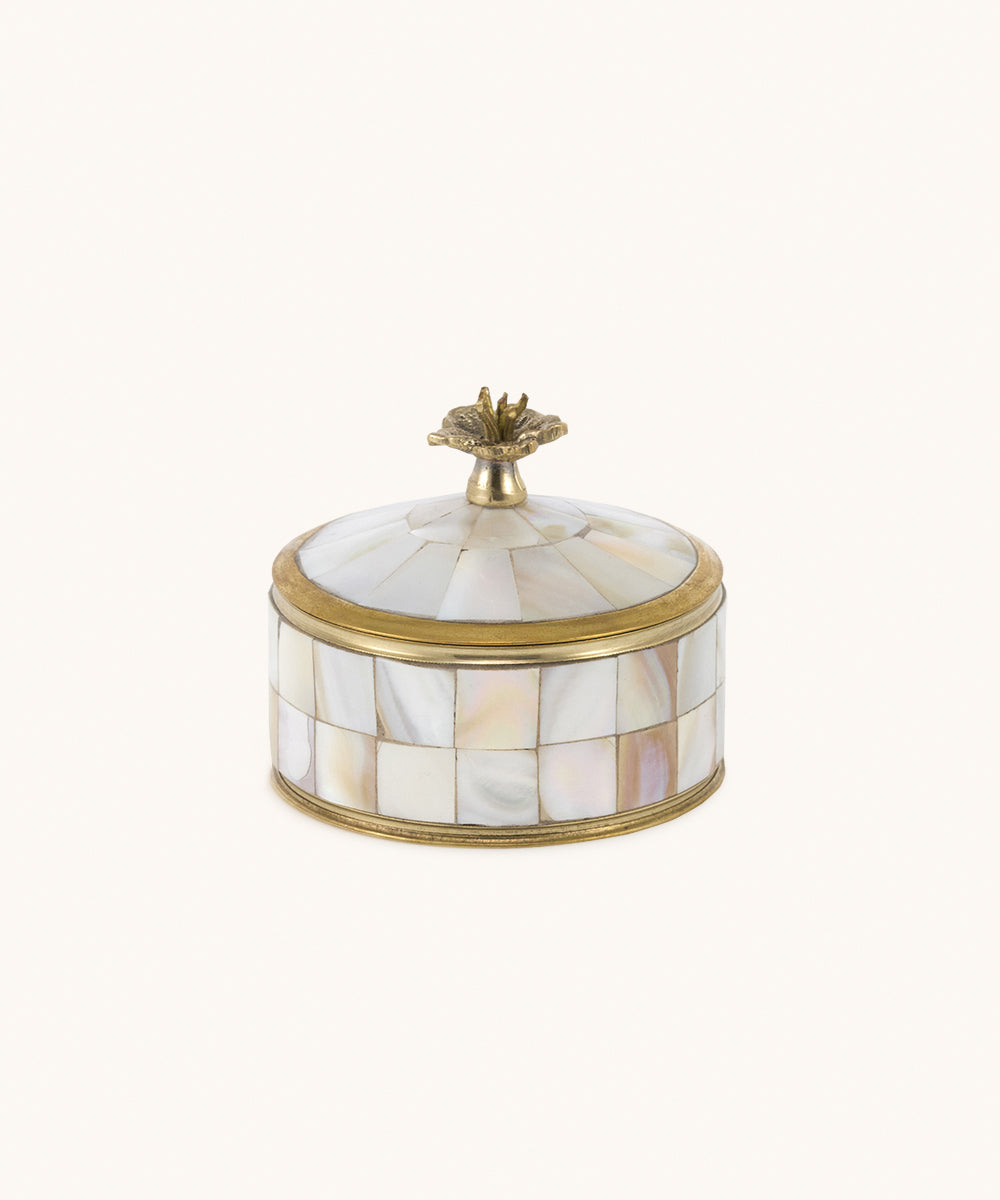 Maisie Circus Box Medium, Pärlvit
