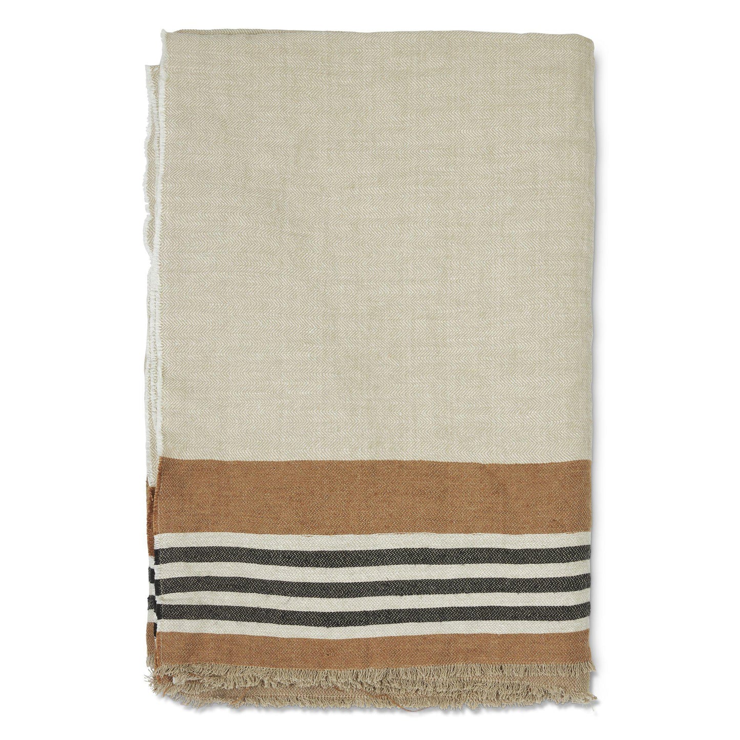 Linna Pläd, Beige 130 x 170 cm