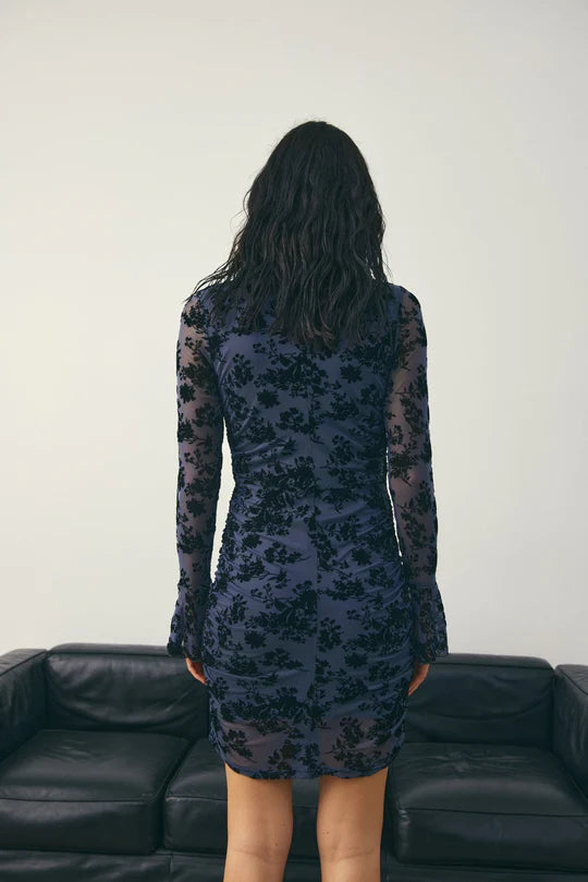 Lavetta Klänning Cobi Blue Print