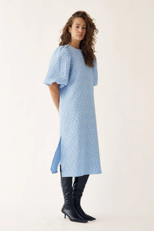 Noella Reno Pastis Long Dress, Ljusblå