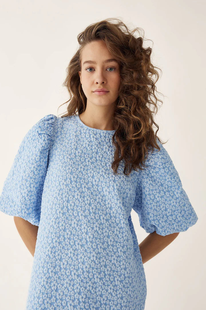 Noella Reno Pastis Long Dress, Ljusblå