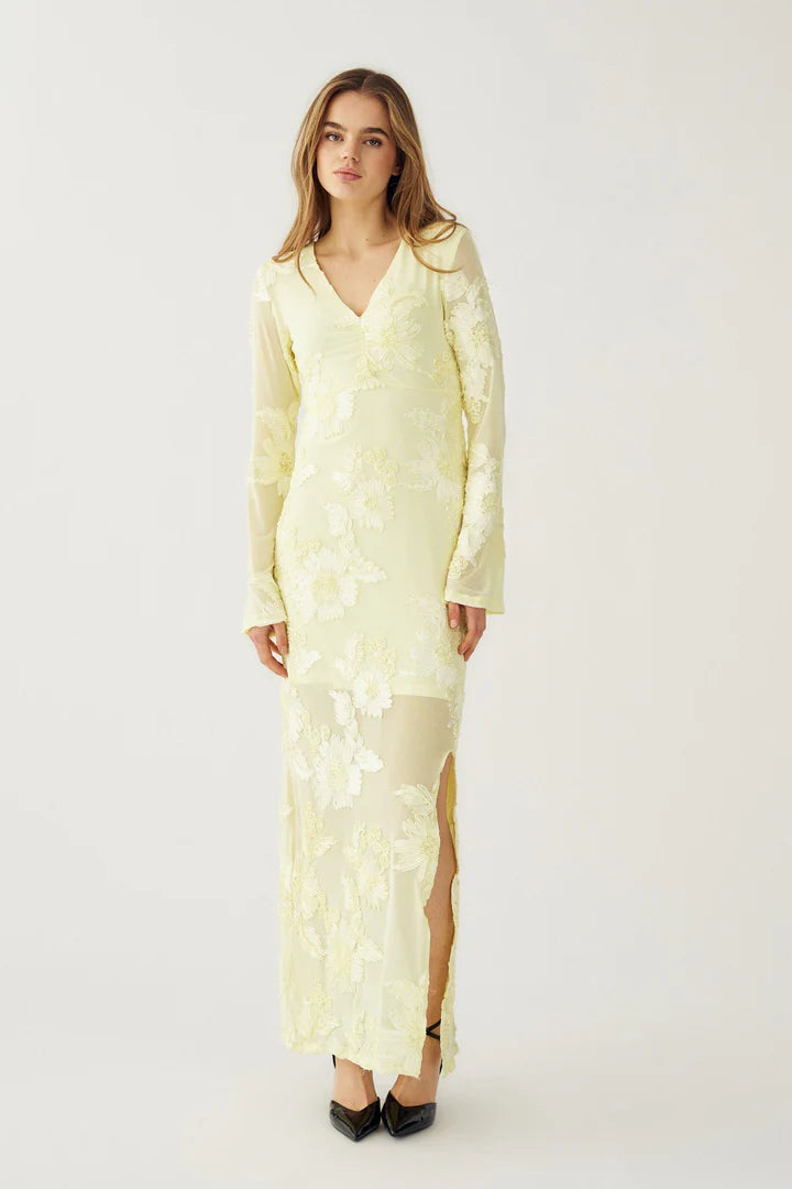Noella Kameyella C Dress, Butter Yellow