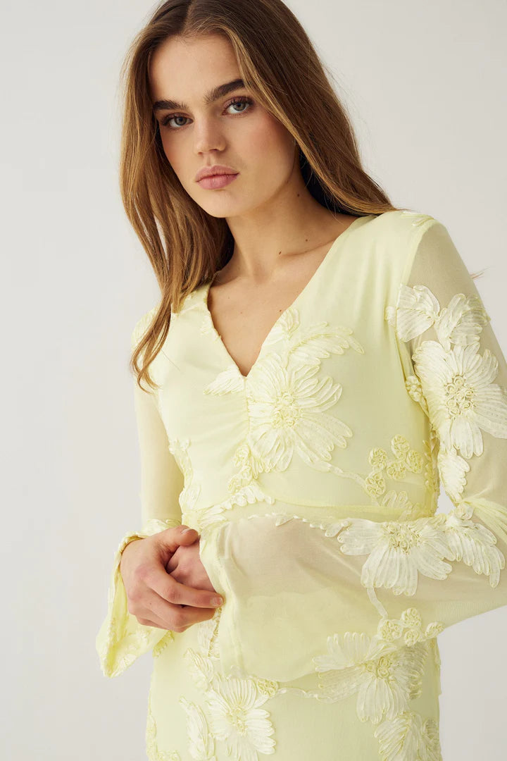 Noella Kameyella C Dress, Butter Yellow