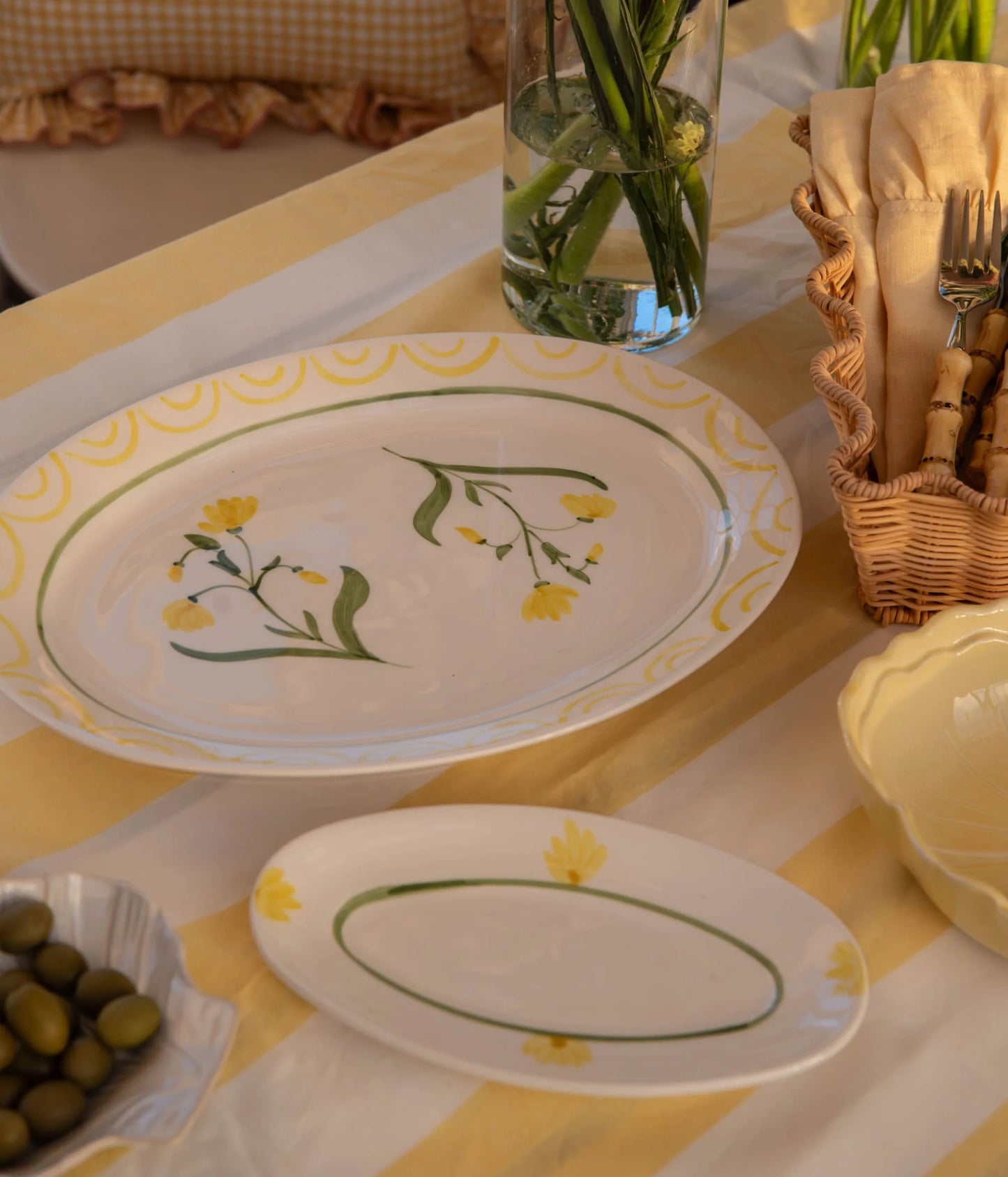 Cottage Flower Serveringsfat, 32cm