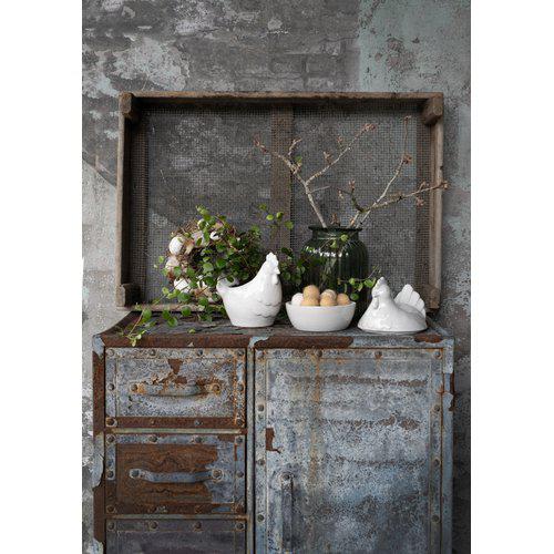 HEA Höna med lock, Offwhite