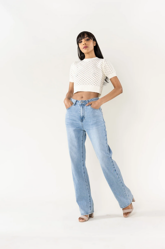 Nina Jeans, Vida och Raka, Ljusblå