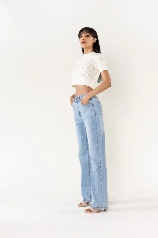 Nina Jeans, Vida och Raka, Ljusblå