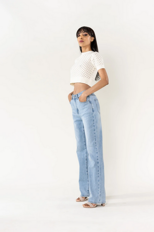 Nina Jeans, Vida och Raka, Ljusblå
